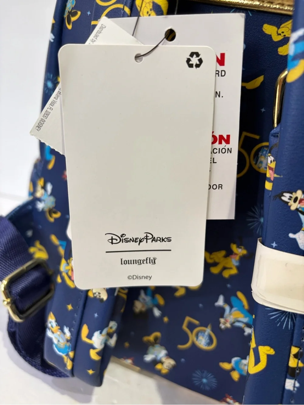 Walt Disney 50th Anniversary Loungefly Backpack NWT